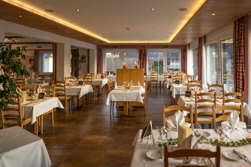 Hotel-Brienz-Restaurant-Bankett Hotel Brienz Restaurant Bankett
